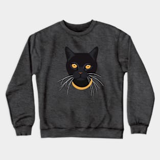 Black Cat Crewneck Sweatshirt